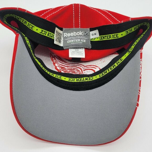 Detroit Red Wings Vintage NHL Reebok Center Ice Hat Fitted Small - Picture 5 of 5